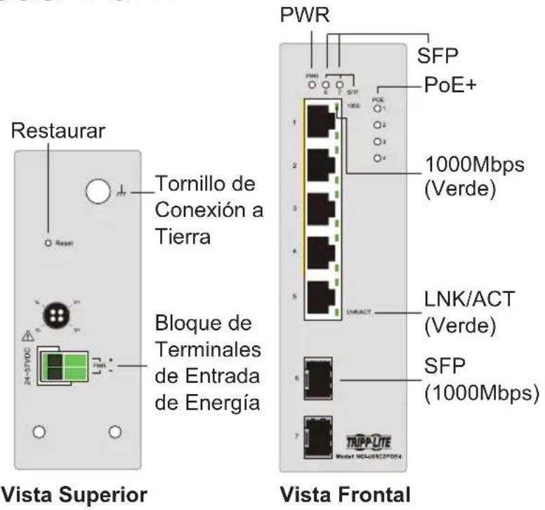 Tripp Lite NGIU05POE4 - Vista General del Producto - 1