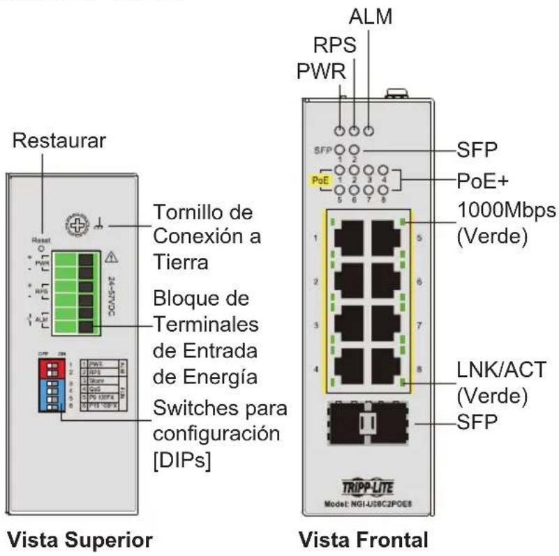 Tripp Lite NGIU05POE4 - Vista General del Producto - 2