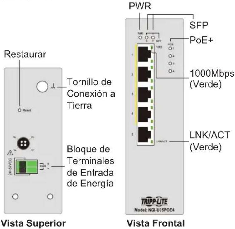 Tripp Lite NGIU05C2POE4 - Vista General del Producto - 2