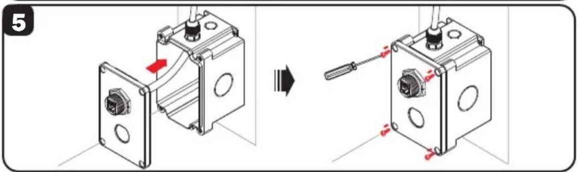 Tripp Lite N82001MIND - Instalación de Conector Industrial Keystone (N206-KJ01-IND) - 6