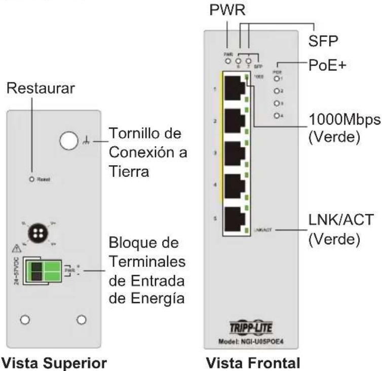 Tripp Lite NGIU08C2POE8 - Vista General del Producto - 2