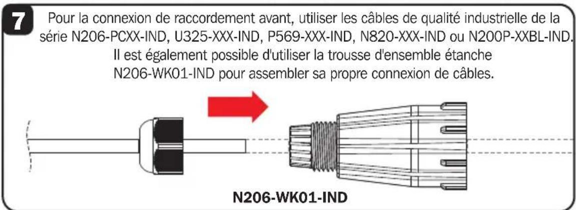 Tripp Lite N82005MIND - Instalación de Conector Industrial Keystone (N206-KJ01-IND) - 7