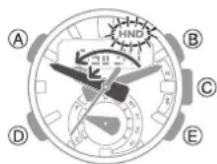CASIO GShock GSTB200B - Masquage des aiguilles - 1