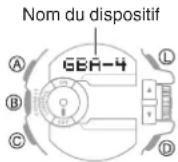 CASIO GShock GBA400 - Suppression des informations de couplage depuis la montre - 1