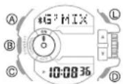 CASIO GShock GBA400 - Opérations du lecteur de musique - 1