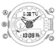 CASIO GShock GBA400 - Affichage des informations de la liaison mobile - 1