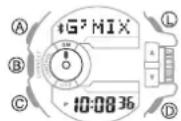 CASIO GShock GBA400 - Réglage de l'alignement des aiguilles - 1