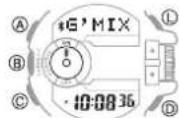 CASIO GShock GBA400 - Configuration de l'heure de réglage automatique - 1