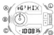 CASIO GShock GBA400 - Configuration des réglages de la montre - 1