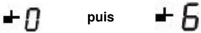 +0 puis +6