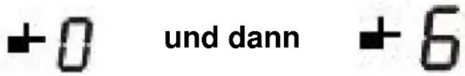 +0 und dann +6