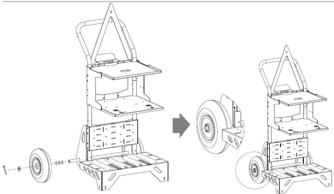 GYS Trolley Startflash 120 - CHARIOT / TROLLEY / FAHRWAGEN / CARRELLO STARTFLASH - 12