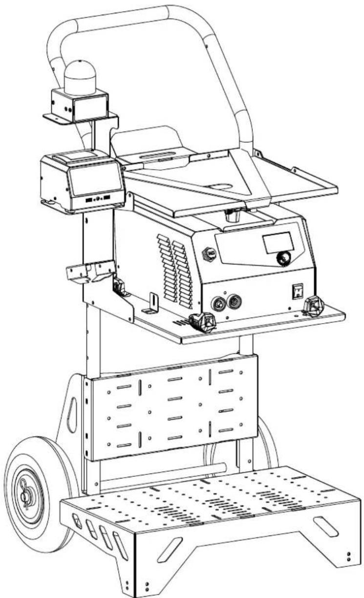 GYS Trolley Startflash 120 - Notice de montage Assembly manual Montageanleitungen Manuale di assemblaggio - 1