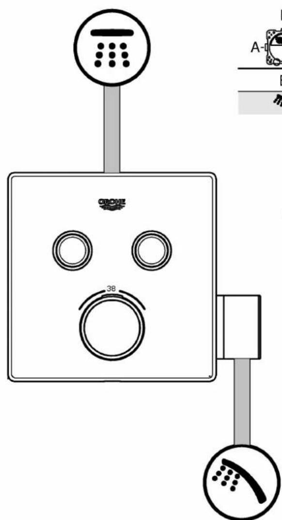 GROHE SmartControl 34743000 - Thermostat - 6