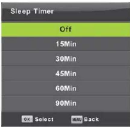 LENCO DVL3242WH - Time zone (Tijdzone) - 2