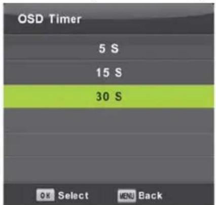 LENCO DVL3242WH - OSD timer (minuteur OSD) - 1