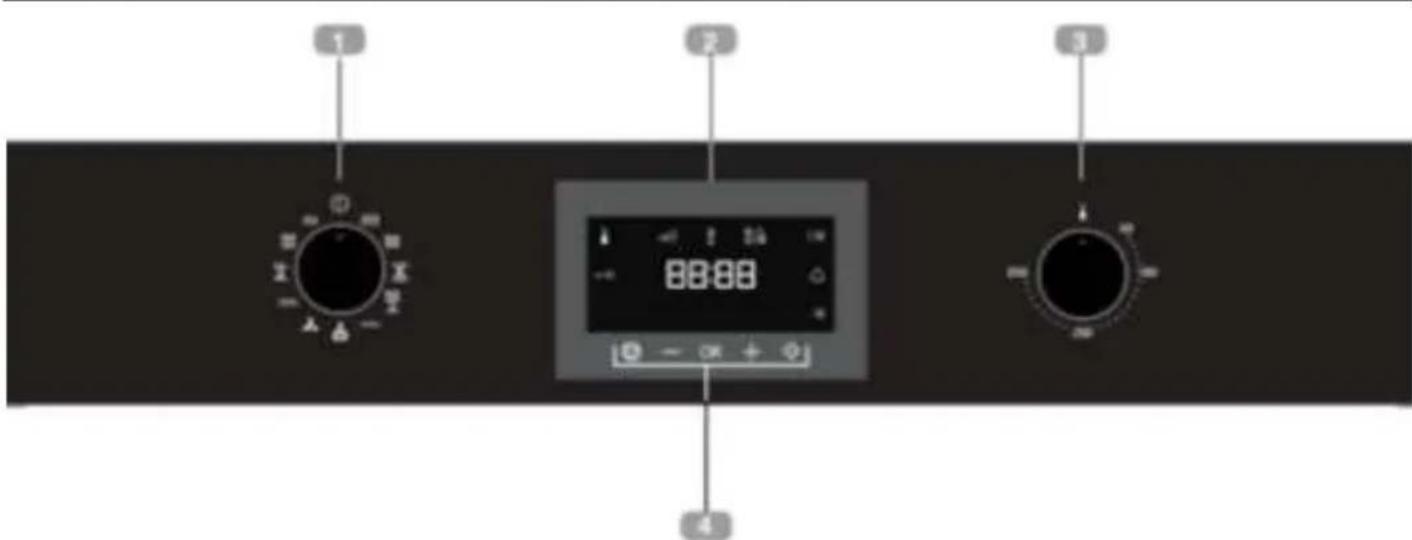 Küppersbusch CBM6330.0S1 - Panneau frontal des commandes - 1