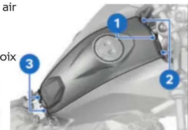 BMW R 1250 GS (2022) - Contrôler la cartouche de filtre à air - 4
