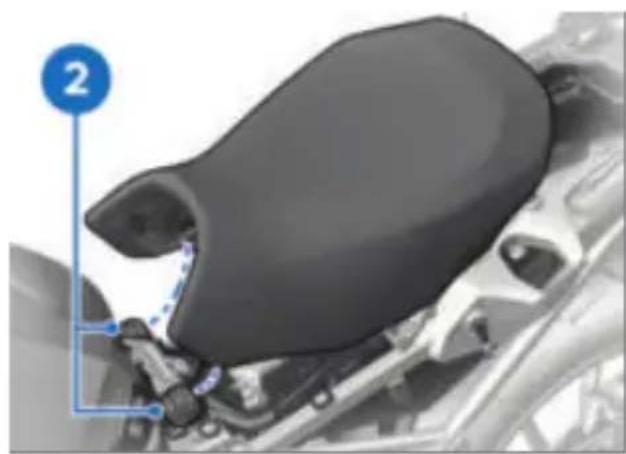 BMW R 1250 GS (2022) - Pose de la selle pilote - 2