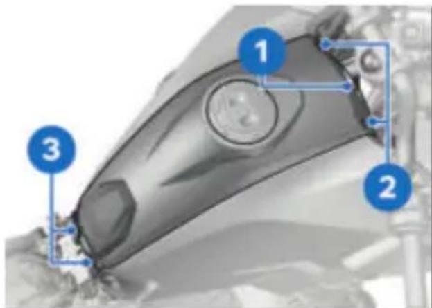 BMW R 1250 GS (2022) - Serrage des vis à un couple de serrage incorrect - 1