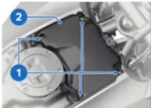 BMW R 1250 GS (2022) - Contrôler la cartouche de filtre à air - 2
