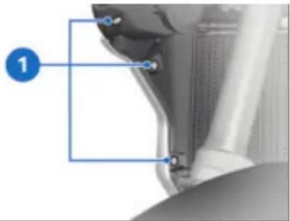 BMW R 1250 GS (2022) - Ouverture de l'obturateur du radiateur - 3