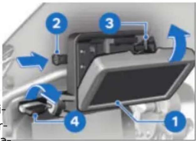 BMW R 1250 GS (2022) - Fixer correctement l'appareil de navigation - 4
