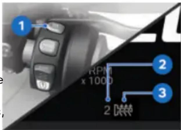 BMW R 1250 GS (2022) - Activation ou désactivation de l'alerte de pression de consigne - 1