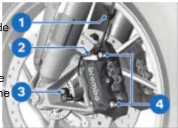 BMW R 1250 GS (2022) - Montage de la roue avant dans le sens de rotation contraire - 3