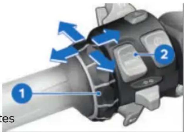 BMW R 1250 GS Adventure (2022) - Commande du système de navigation - 3
