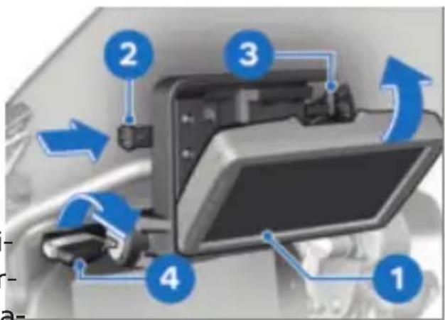 BMW R 1250 GS Adventure (2022) - Fixer correctement l'appareil de navigation - 1