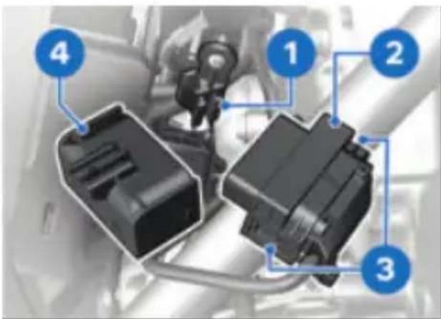 BMW R 1250 RT (2022) - Fixer la prise de diagnostic - 1