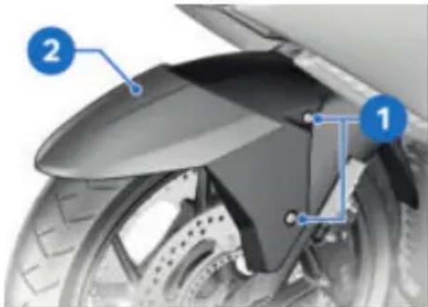 BMW K 1600 GT (2022) - Plaquettes de frein pas au contact du disque de frein - 3