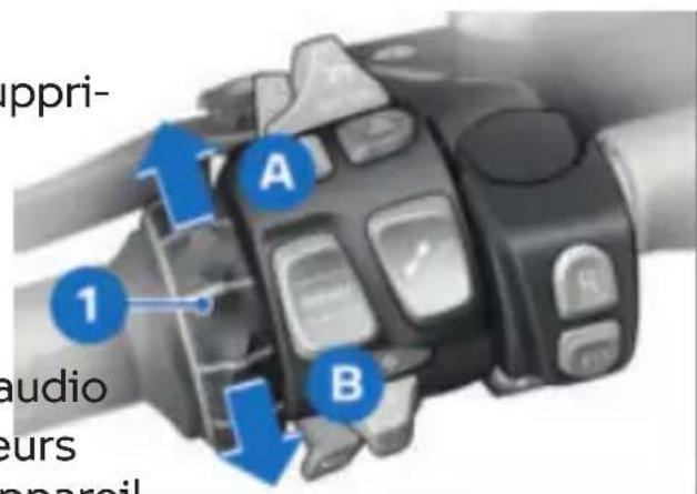 BMW K 1600 GTL (2022) - Régler le volume sonore - 1