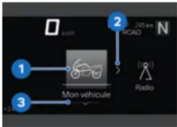 BMW K 1600 GTL (2022) - le menu principal - 1