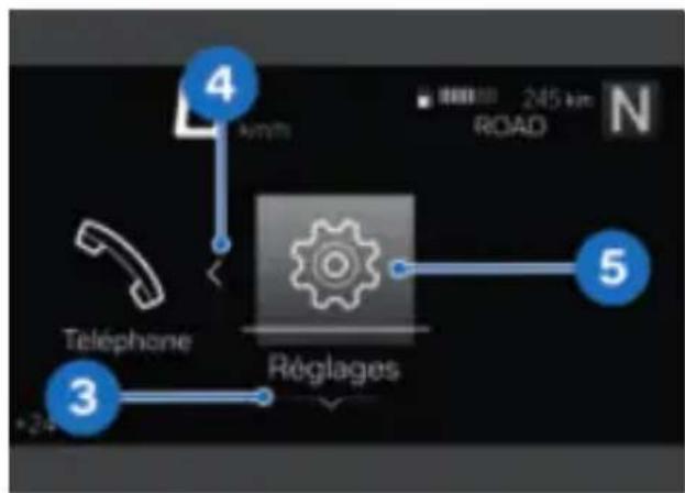 BMW K 1600 GTL (2022) - le menu principal - 2