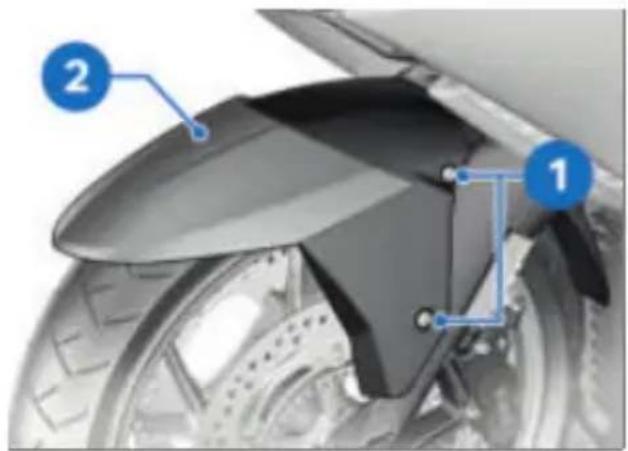 BMW K 1600 GTL (2022) - Plaquettes de frein pas aucontact du disque de frein - 2