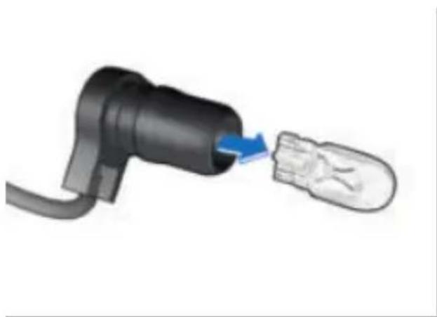 BMW F 850 GS (2022) - Déposer la lampe de l'éclairer de plaque - 2