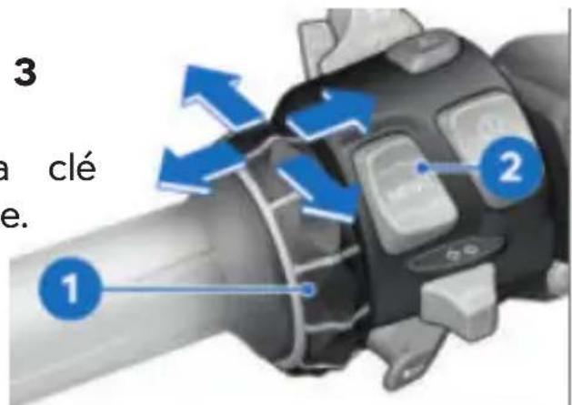 BMW F 850 GS (2022) - Commande du système de navigation - 1
