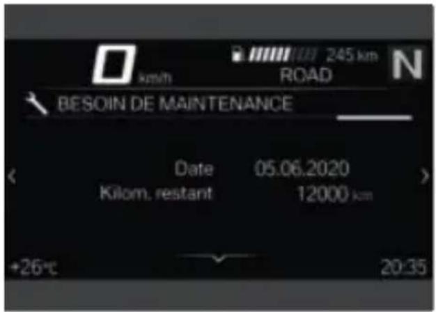 BMW F 850 GS (2022) - Échéance de service - 1