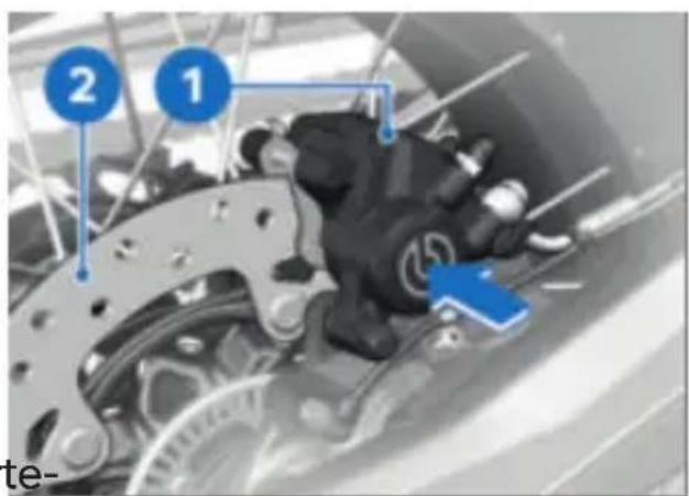 BMW F 850 GS (2022) - Compression involontaire des plaquettes de frein - 1