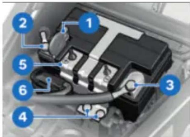 BMW F 850 GS (2022) - Pose de la batterie - 4