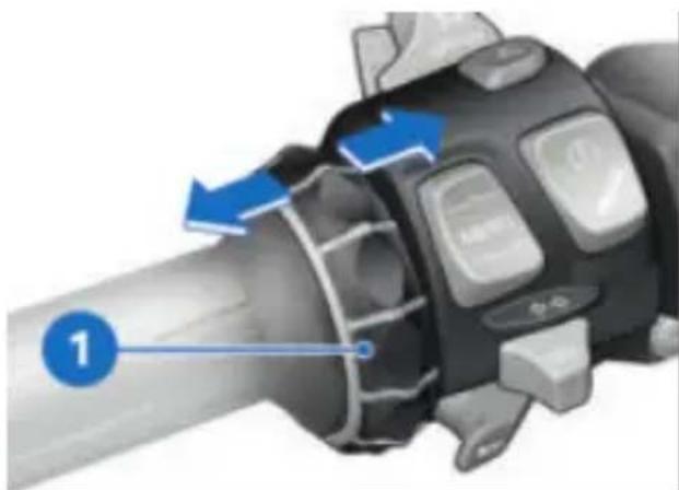 BMW F 850 GS (2022) - Naviguer dans les écrans menu - 1