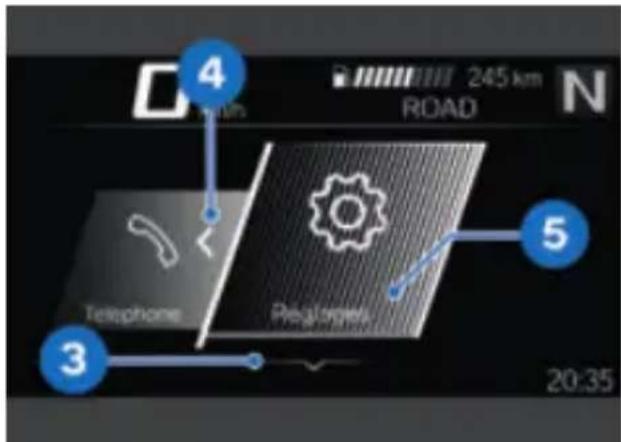 BMW S 1000 XR (2022) - Indications d'utilisation dans le menu principal - 2