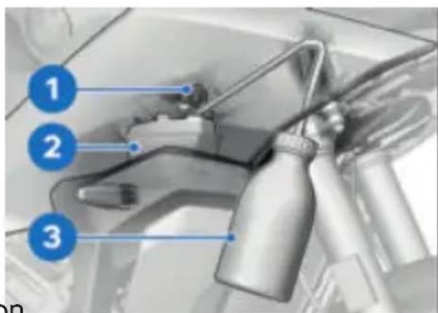 BMW S 1000 XR (2022) - Faire l'appoint de liquide de refroidissement - 4