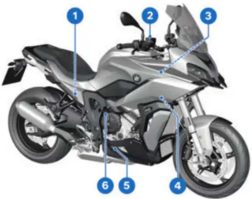 BMW S 1000 XR (2022) - VUE d'ensemble côté DROIT - 1