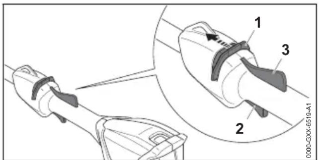STIHL HTA 50 - Mise en marche de la perche élagueuse - 1