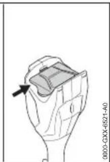STIHL HTA 50 - Inserting the battery - 3