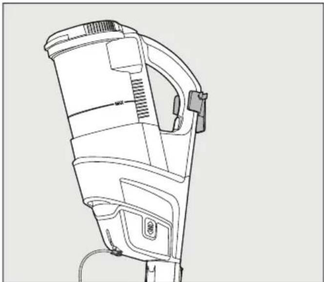 MIELE Triflex HX1 Active - Wandhalterung an die Wand kleben - 3