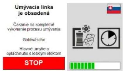 Kärcher CR 214 BC - Prerušenie programu umývania - 1